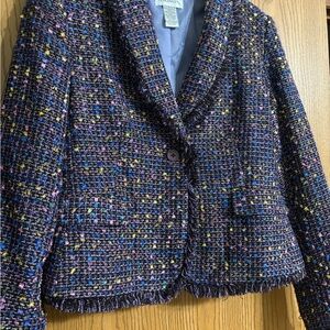 Chadwicks Multicolor Tweed Blazer